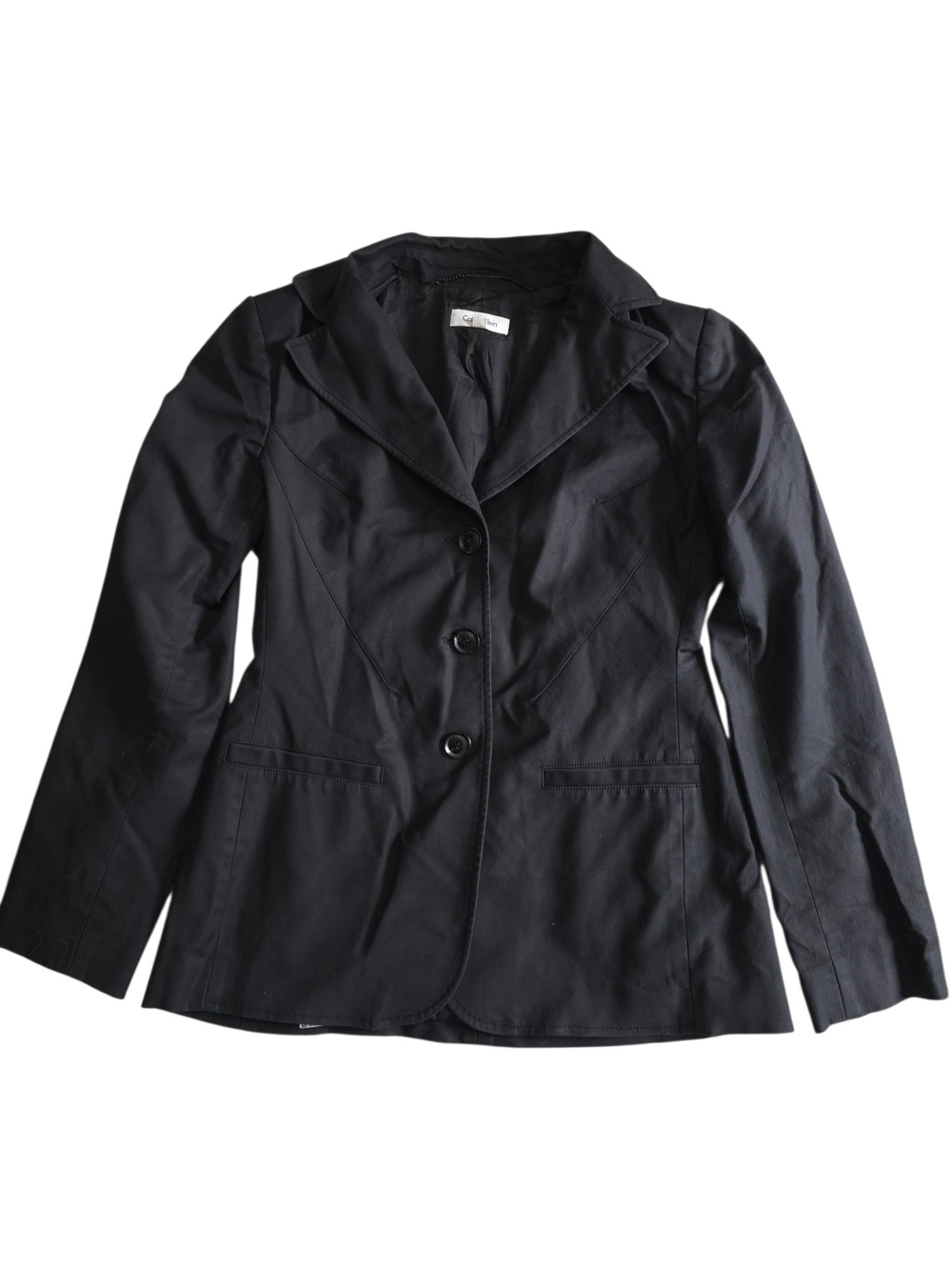 Calvin Klein Black Women's Tailored Blazer Jacket